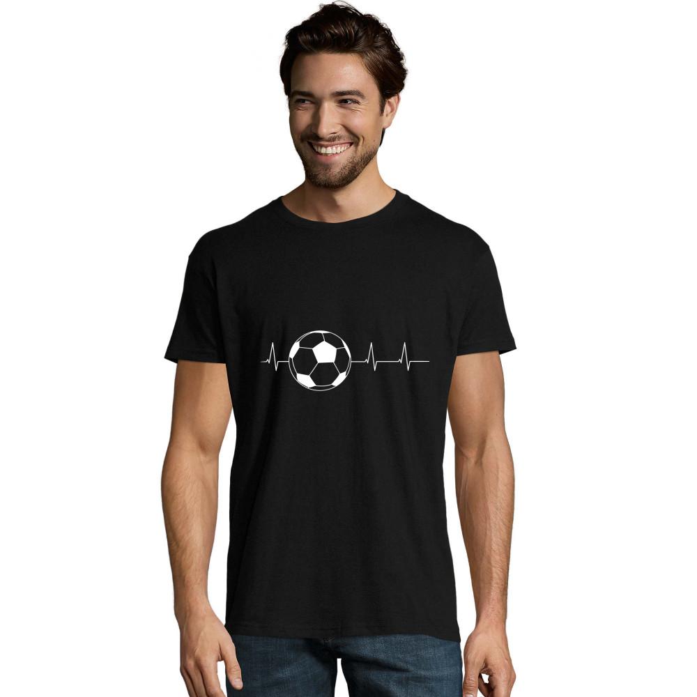 Fussball Herzschlag weißes Imperial LSL T-Shirt