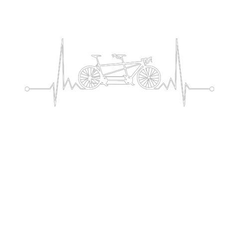 Tandem Fahrrad Herzschlag EKG