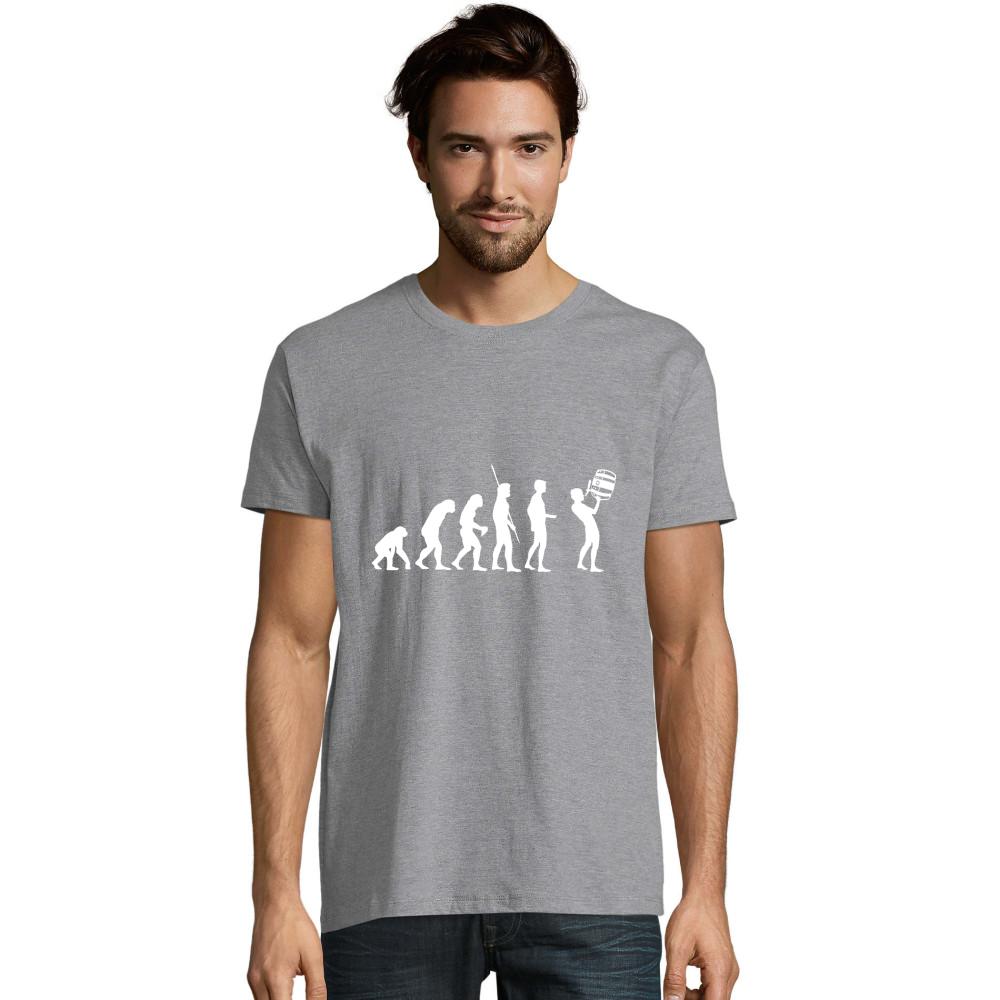 Graues Evolution Fass Trinken T-Shirt
