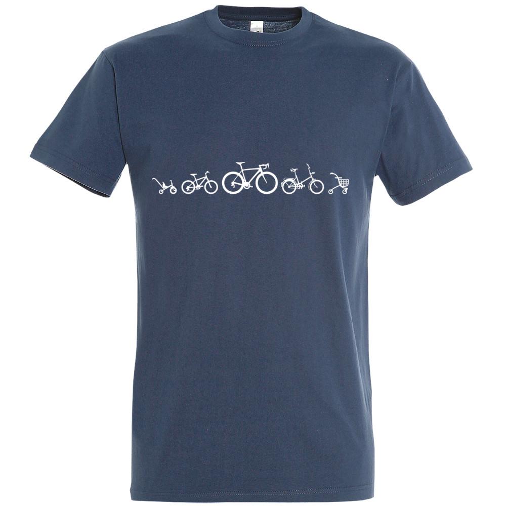 Fahrrad Evolution Rennrad T-Shirt